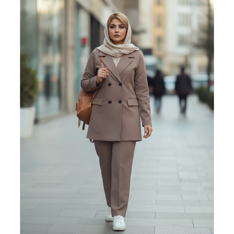 کت و شلوار زنانه رسمی مانتو کتی سایز 36 تا 60