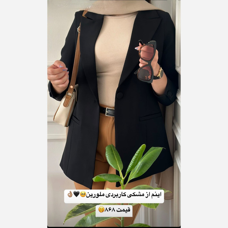 مانتو کتی قد80استردار جیب کاربردی سایز36تا54