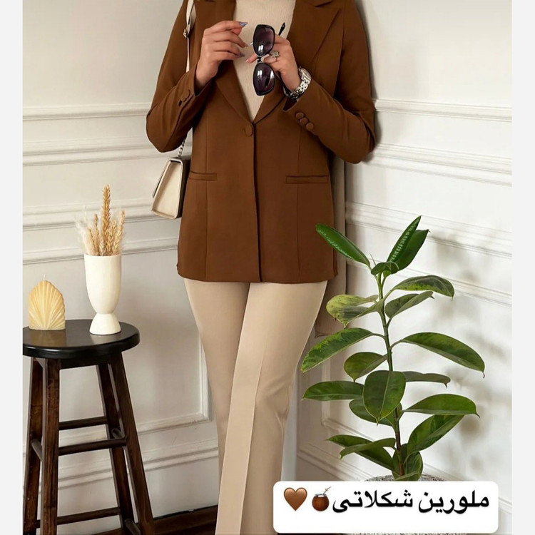 مانتو کتی قد80استردار جیب کاربردی سایز36تا54