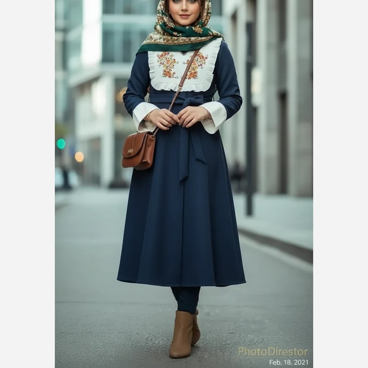 پیراهن دخترانه پوشیده سایز 8 سال تا نوجوان