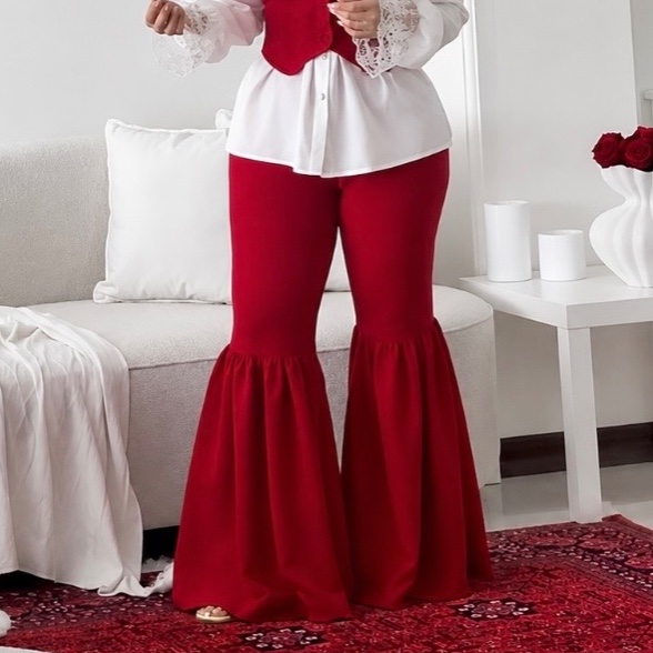 ست جلیقه وشلوار/جلیقه/شلوار/شلوار پایین پیلی/جلیقه زنانه/جلیقه دخترانه/شلوار