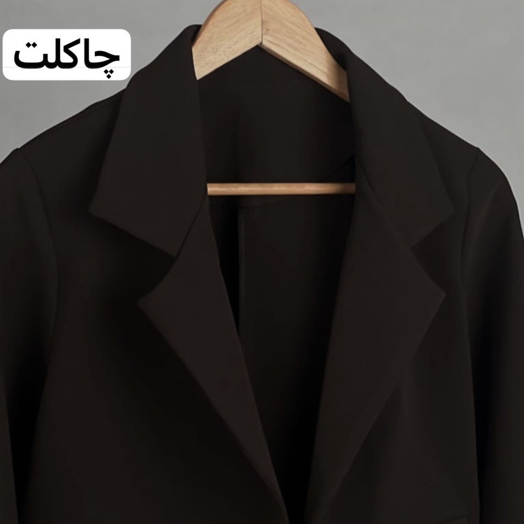 کراپ کت/کراپ کت قهوه ای/کراپ کت زنانه/کت کوتاه/کت/کت زنانه
