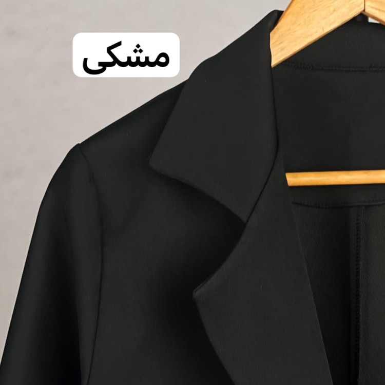 کراپ کت/کراپ کت قهوه ای/کراپ کت زنانه/کت کوتاه/کت/کت زنانه