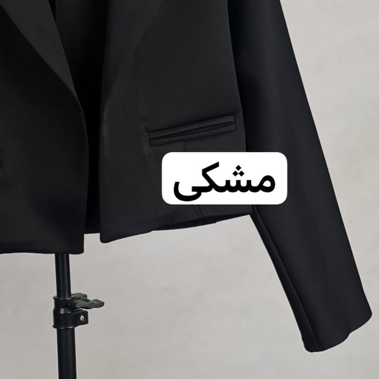 کراپ کت/کراپ کت قهوه ای/کراپ کت زنانه/کت کوتاه/کت/کت زنانه