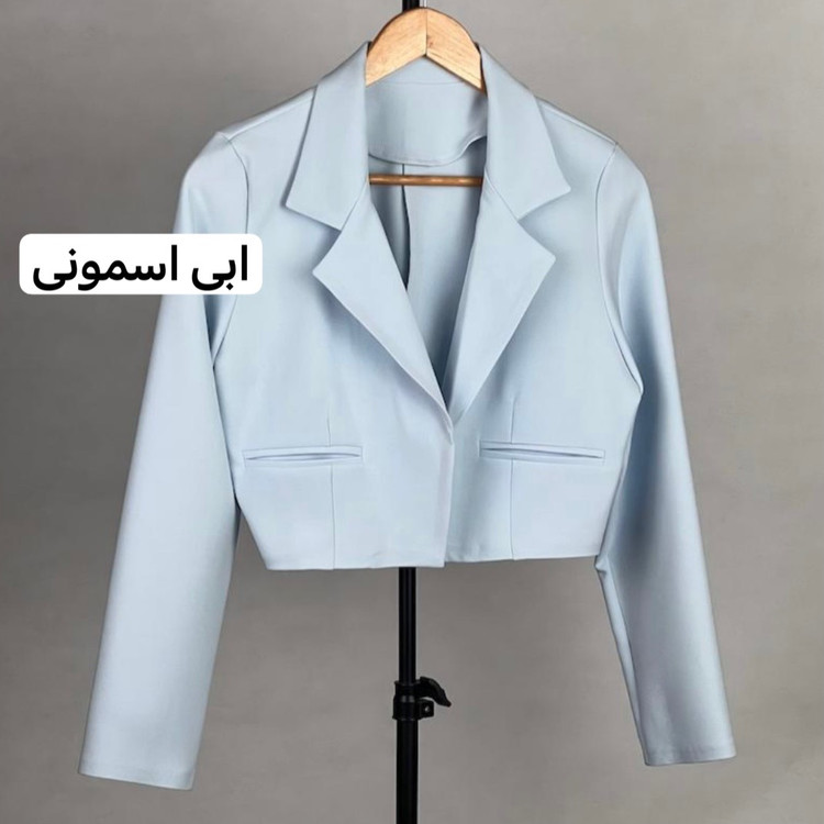 کراپ کت/کراپ کت قهوه ای/کراپ کت زنانه/کت کوتاه/کت/کت زنانه