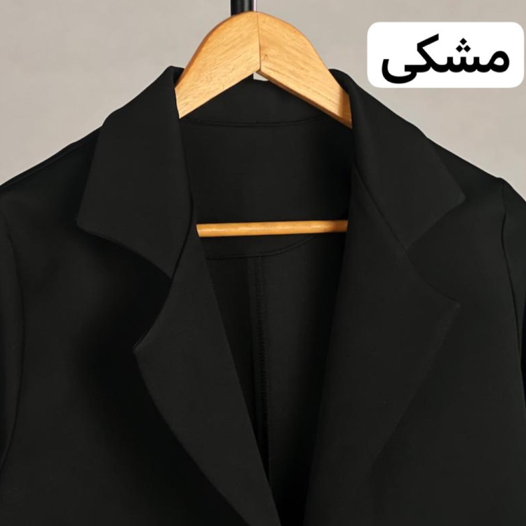 کراپ کت/کراپ کت قهوه ای/کراپ کت زنانه/کت کوتاه/کت/کت زنانه