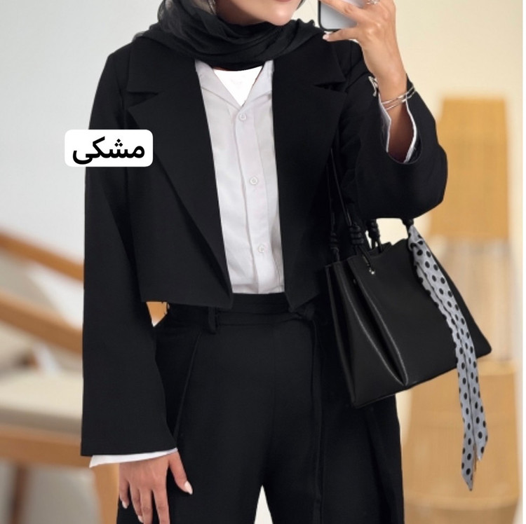 کراپ کت/کراپ کت زنانه/کراپ کت دخترانه/کت کوتاه/مانتو/مانتوکتی