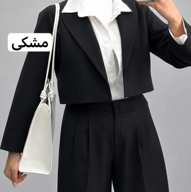 کراپ کت/کراپ کت زنانه/کراپ کت دخترانه/کت کوتاه/مانتو/مانتوکتی