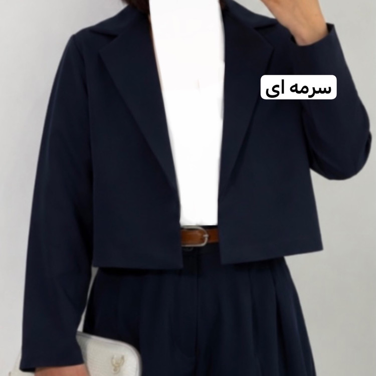 کراپ کت/کراپ کت زنانه/کراپ کت دخترانه/کت کوتاه/کت/کت زنانه
