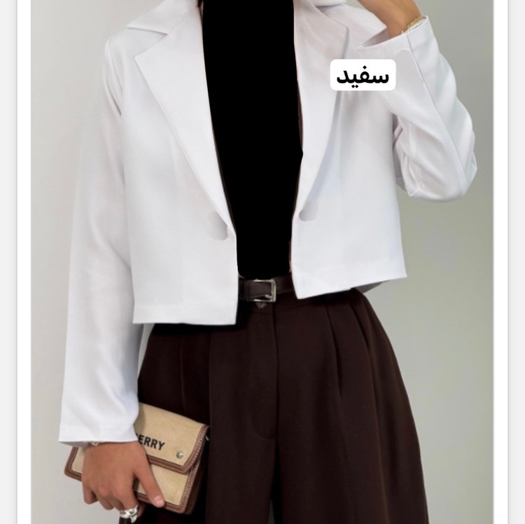 کراپ کت/کراپ کت زنانه/کراپ کت دخترانه/کت کوتاه/کت/کت زنانه