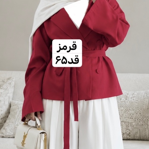 کت قرمز/کت/کت کمربنددار/کت فری سایز/کت زنانه/کت دخترانه/مانتوکتی/کت مازراتی