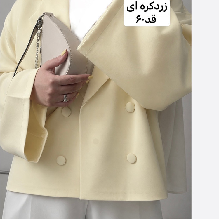 کت زردکره ای/کت/کت عروسکی/کت زنانه/کت مازراتی/کت دخترانه/مانتوکتی/کت فری سایز