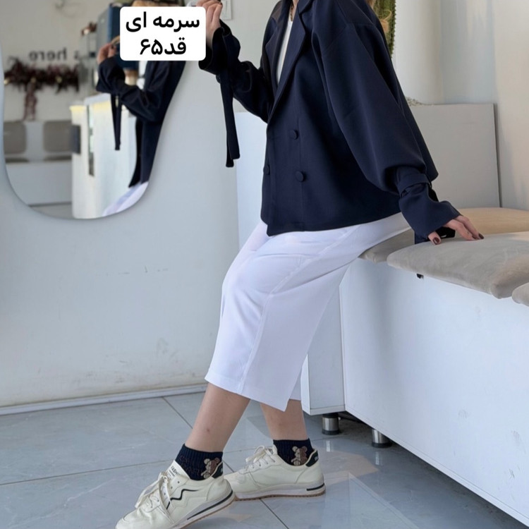 کت/کت زنانه/کت سرمه ای/کت فری سایز/مانتوکتی/کت مازراتی/مانتو
