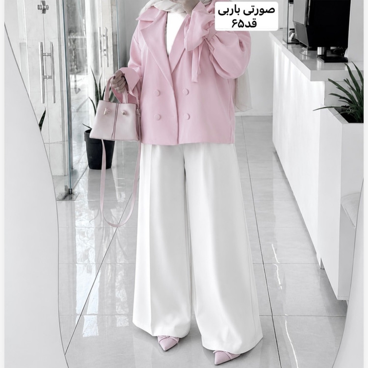 کت/کت زنانه/کت صورتی باربی/کت فری سایز/مانتوکتی/کت عروسکی/کت جدیدعید/مانتوکتی