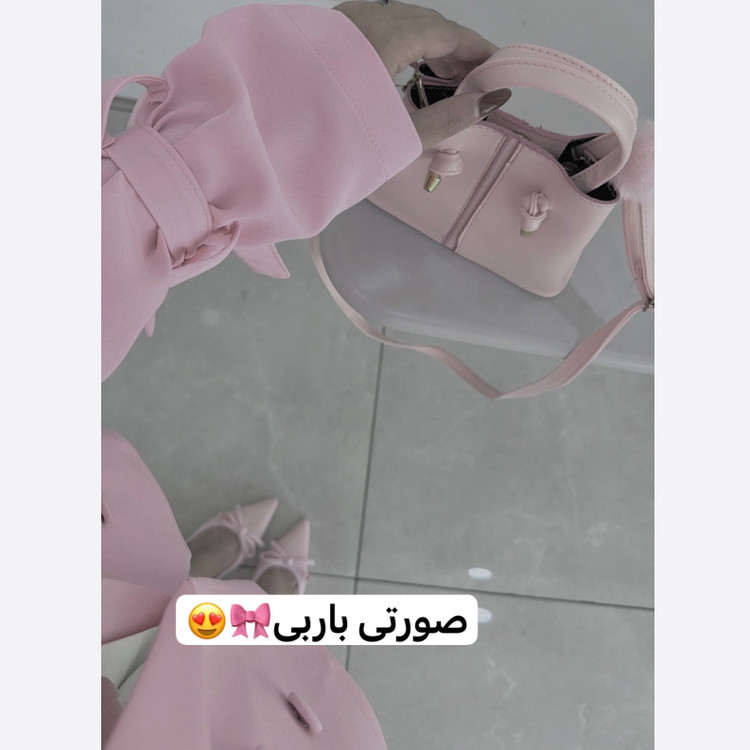 کت/کت زنانه/کت صورتی باربی/کت فری سایز/مانتوکتی/کت عروسکی/کت جدیدعید/مانتوکتی