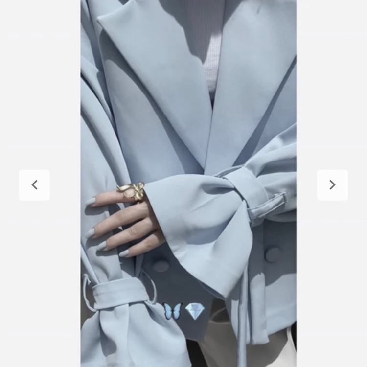 کت/کت زنانه/کت مازراتی/کت عروسکی/کت ابی اسمونی/کت عروسکی ابی روشن/کت فری سایز/مانتو کتی