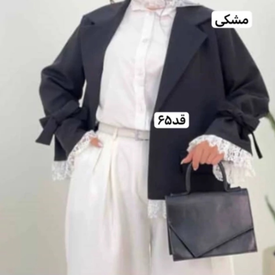 کت عروسکی/کت زنانه/کت دخترانه/کت فری سایز/مانتوکتی/کت استین بنددار/کت مازراتی