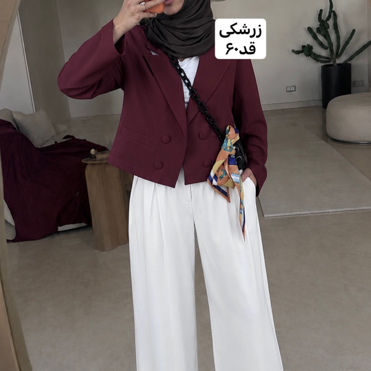 کت/کت زرشکی/کت زنانه/کت مازراتی/مانتوکتی/مانتو/کت مجلسی