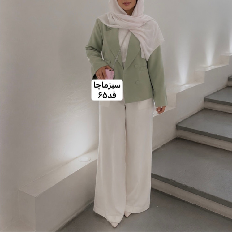 کت سبزماچا/کت/کت زنانه/کت مازراتی/کت فری سایز/کت دخترانه/مانتوکتی/مانتو