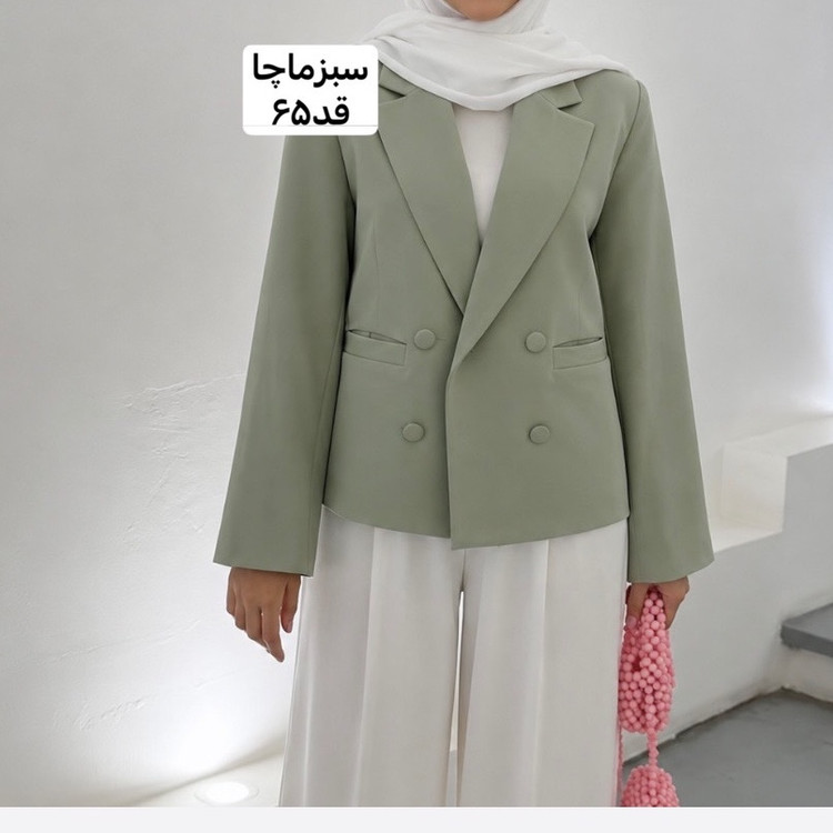کت سبزماچا/کت/کت زنانه/کت مازراتی/کت فری سایز/کت دخترانه/مانتوکتی/مانتو