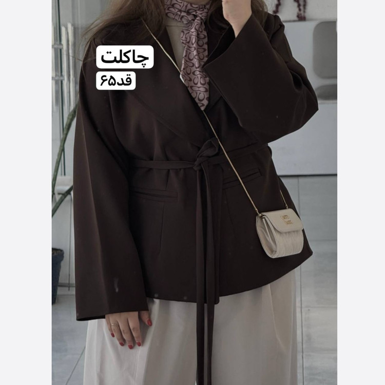 کت/کت زنانه/کت فری سایز/مانتوکتی/کت جدید/مانتو/کت مازراتی