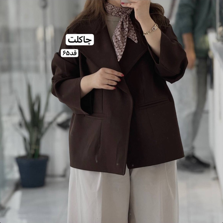 کت/کت زنانه/کت فری سایز/مانتوکتی/کت جدید/مانتو/کت مازراتی