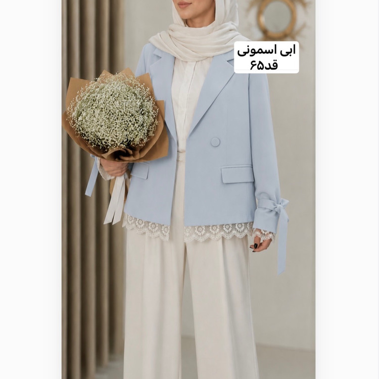 کت /کت زنانه/کت عروسکی/کت استین بنددار/کت زنانه//کت مجلسی