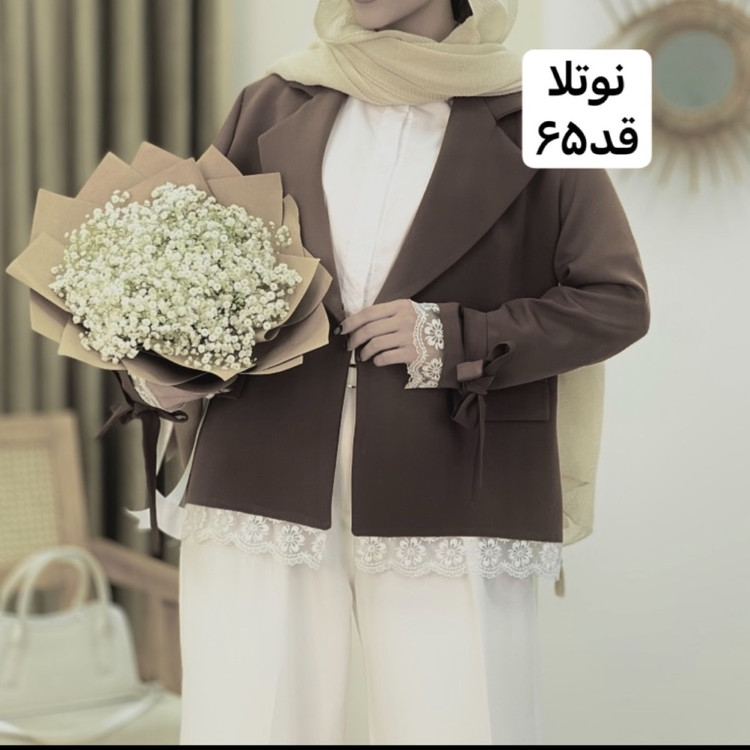 کت /کت زنانه/کت عروسکی/کت استین بنددار/کت زنانه//کت مجلسی