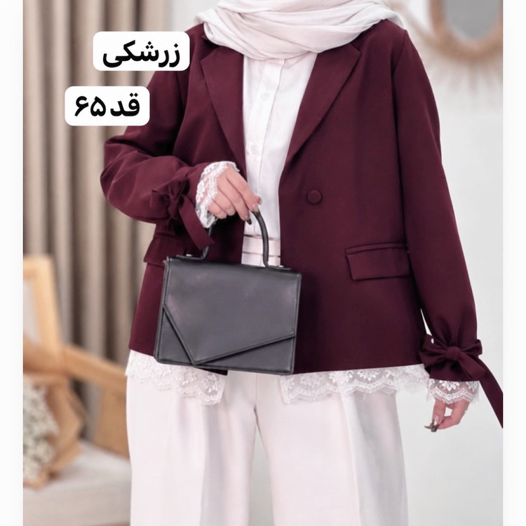 کت /کت زنانه/کت عروسکی/کت استین بنددار/کت زنانه//کت مجلسی
