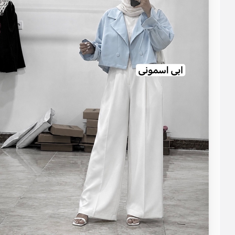 کراپ کت/کت عروسکی/کت /کت دخترانه/کت زنانه/کت استین بنددار