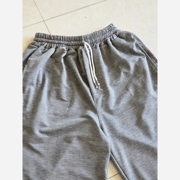 شلوار جاگر فول بگ پارچه ملانژ