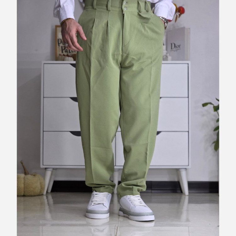 شلوار پارچه ای مردانه پیله دار پارچه مازراتی