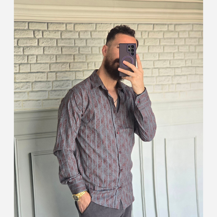 پیراهن استین بلند مردانه