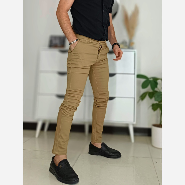 شلوار کتان مردانه جذب سایز 40تا48