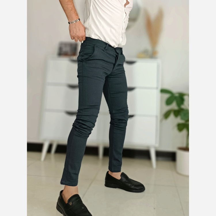 شلوار کتان مردانه جذب سایز 40تا48