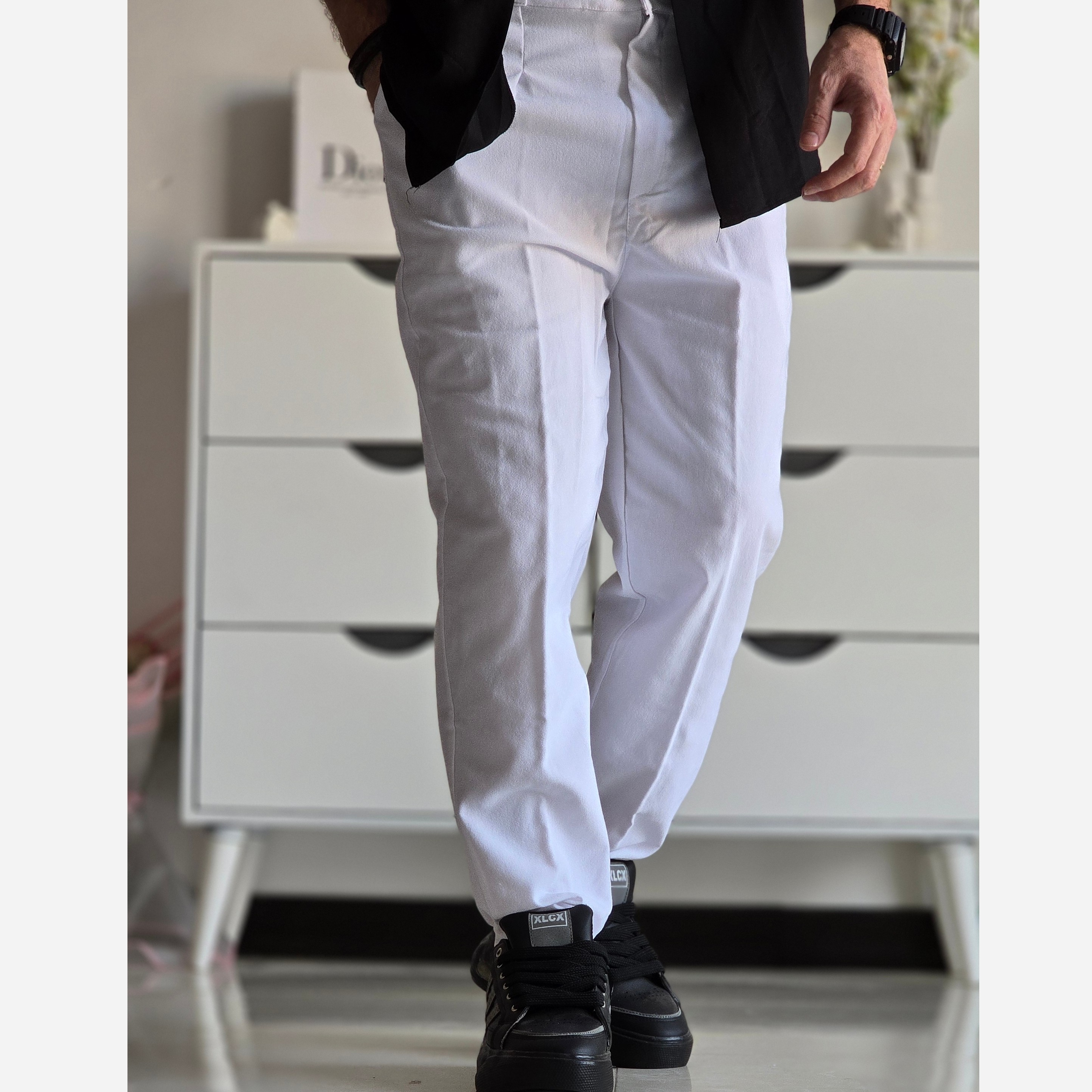 شلوار مام پارچه ای بنگال کش40تا50