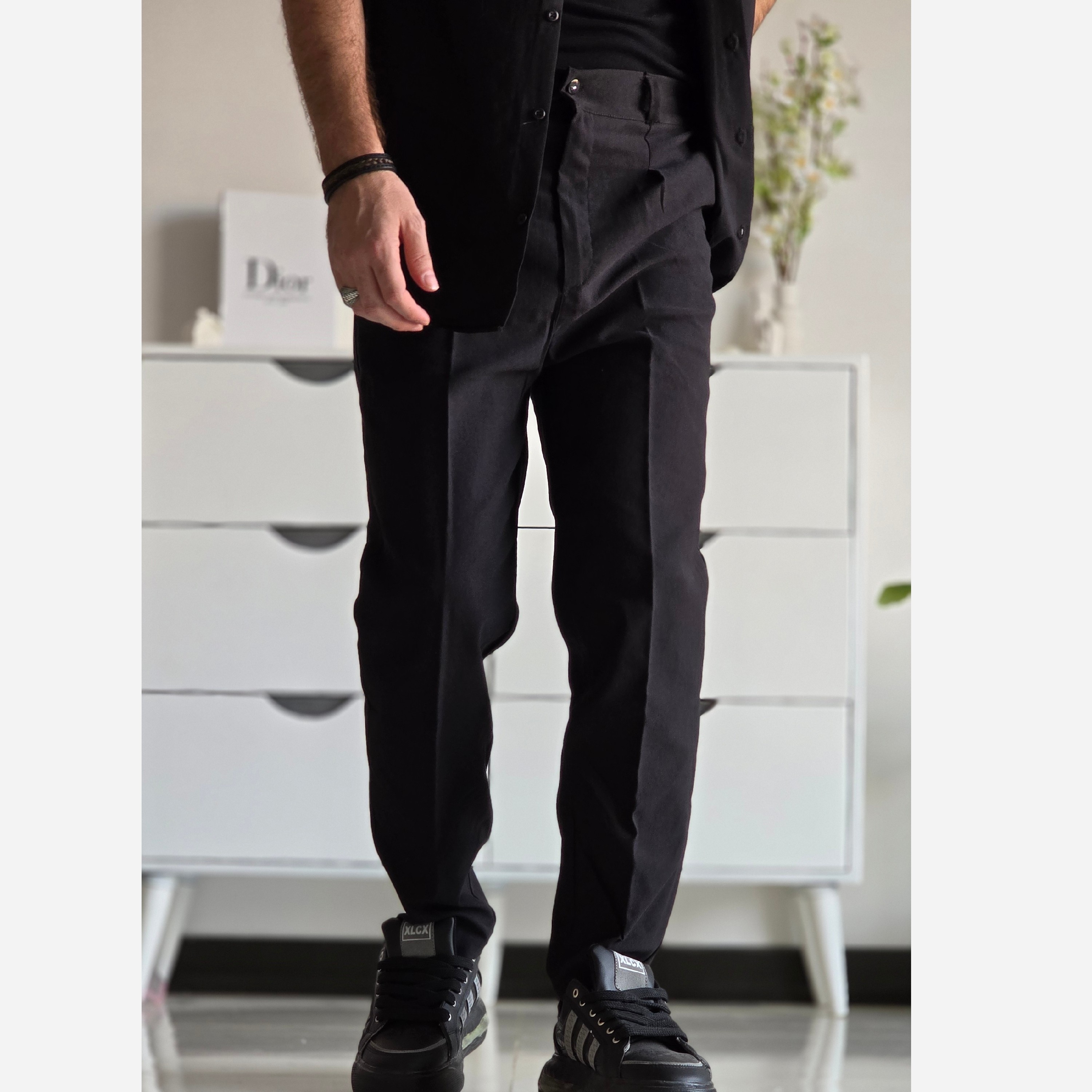 شلوار مام پارچه ای بنگال کش40تا50