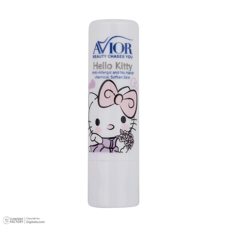اسپری بدن کودک اویور مدل hello kitty حجم 130 میلیلیتر با رایحه گرم مناسب زمستان به همراه بادی اسپلش اویور مدل hello kitty حجم 60 میلیلیتر و بالم لب اویور مدل hello kitty با وزن 2.8 گرم