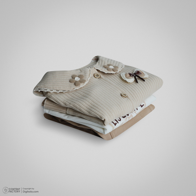 ست 3 تکه لباس دخترانه مدل A-05