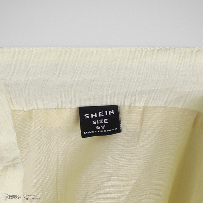 تاپ و شلوارک دخترانه جین ساده مدل SHEIN-5Y