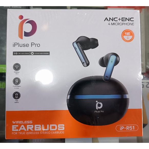 ایرپاد بلوتوثی iPluse Pro مدل ip-R51 ANC/ENC