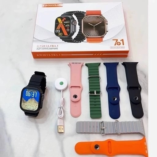 ساعت هوشمند با 7 بند اضافه