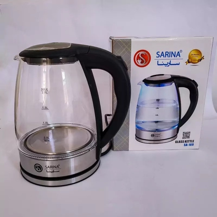 کتری برقی پیرکس درجه یک /سارینا ژاپن/گارانتی کتبی/ارسال فوری