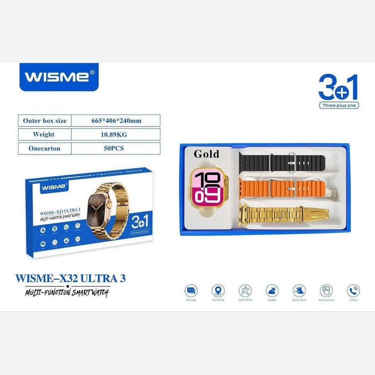 ساعت هوشمند 42 میلی متری /gold whatsh/با گارانتی طلایی/ اقساطی