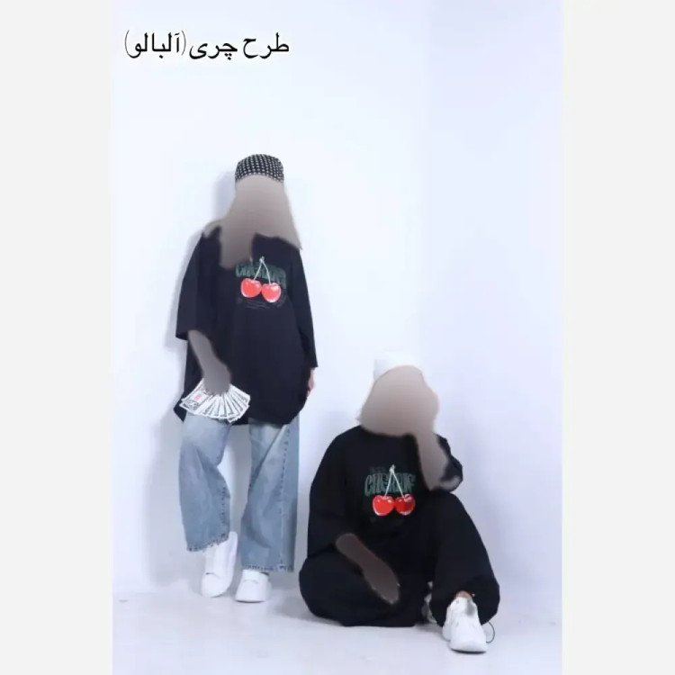 تیشرت لش نرمال ترندی سوپر پنبه درجه یک فری سایز