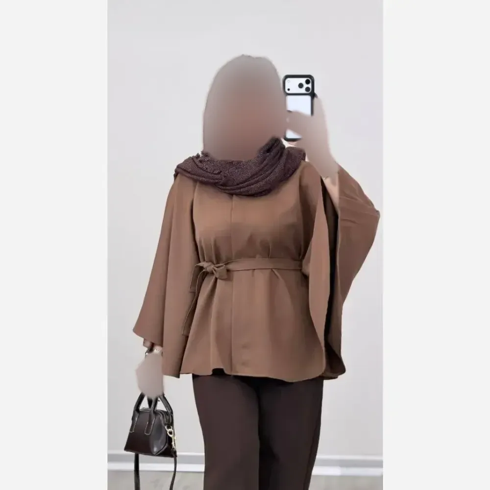 شنل زنانه روژان جنس مازراتی درجه یک فری سایز