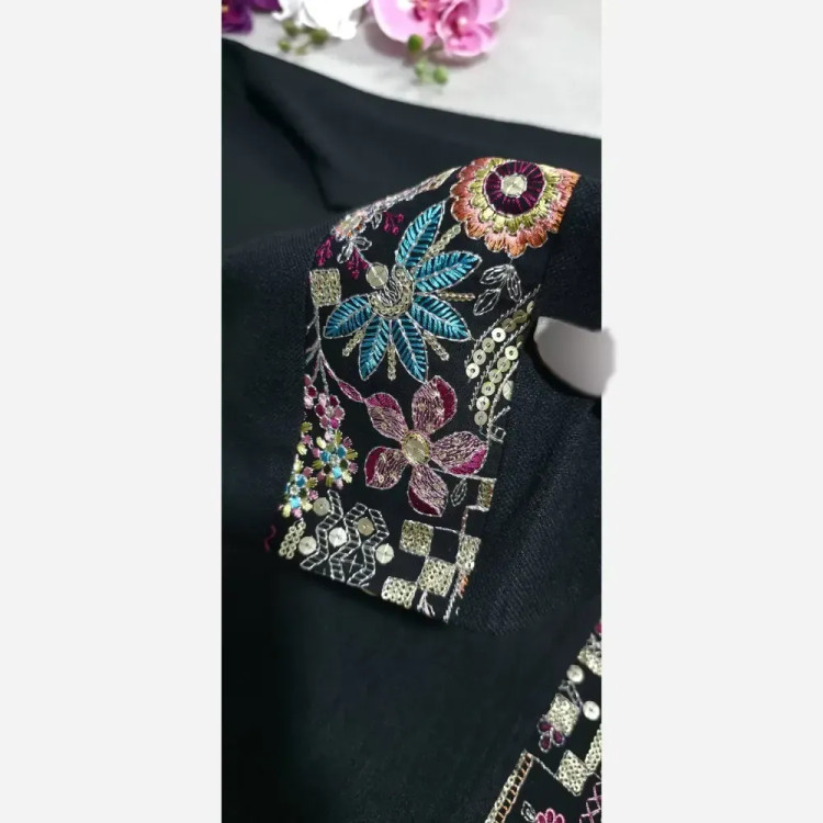 کت تابستانه زنانه شانتون خرجکار سوزن دوزی فری سایز