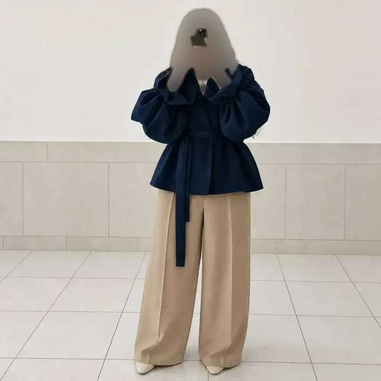 کت شلوار زنانه مازراتی مدل نوتلا مزونی لایه کوبی شده