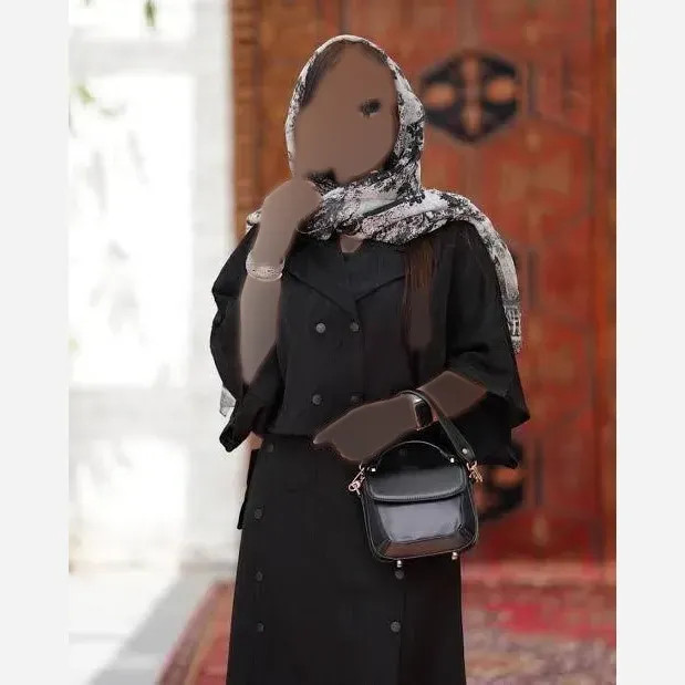 ست شومیز ژاکار کسمه و شلوار شانتون زنانه مدل مادام فری سایز