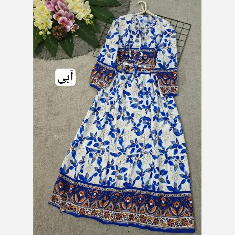 لباس ساحلی زنانه نخی مدل مهدیس فری سایز خنک ضد تعریق